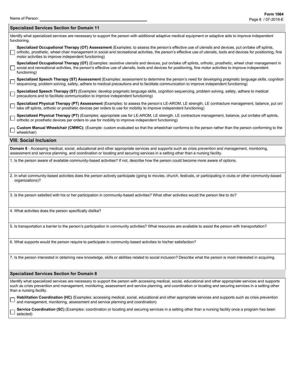 Form 1064 Fill Out Sign Online And Download Fillable Pdf Texas Templateroller 4230