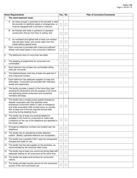 Form 1123 Review of Assisted Living Facility Type C - Texas, Page 2