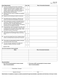 Form 1123 Review of Assisted Living Facility Type C - Texas, Page 3