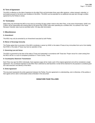 Form 1208 Memorandum of Understanding Between Texas Health and Human Services Commission (Hhsc) and Certified Community Behavioral Health Clinic (Ccbhc) - Texas, Page 2