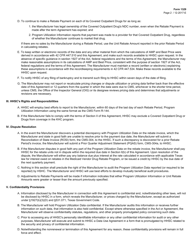 Form 1329 Kidney Health Care Program Drug Rebate Agreement - Texas, Page 2