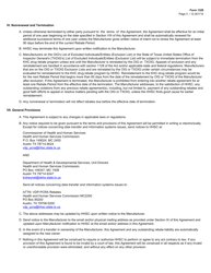 Form 1329 Kidney Health Care Program Drug Rebate Agreement - Texas, Page 3