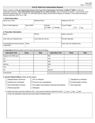Form 1335 Antiviral Agents for Hepatitis C Virus Initial Authorization Request (Medicaid) - Texas, Page 4