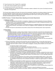 Form 1341 Pharmacy Enrollment Agreement - Texas, Page 7