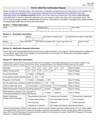 Form 1342 Antiviral Agents for Hepatitis C Virus Initial Request &quot; Standard Pa Addendum (Medicaid) - Texas, Page 5