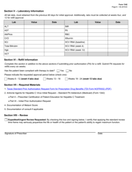 Form 1342 Antiviral Agents for Hepatitis C Virus Initial Request &quot; Standard Pa Addendum (Medicaid) - Texas, Page 6