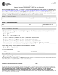 Document preview: Form 1346 Makena Standard Pa Addendum (Fee for Service Medicaid) - Texas