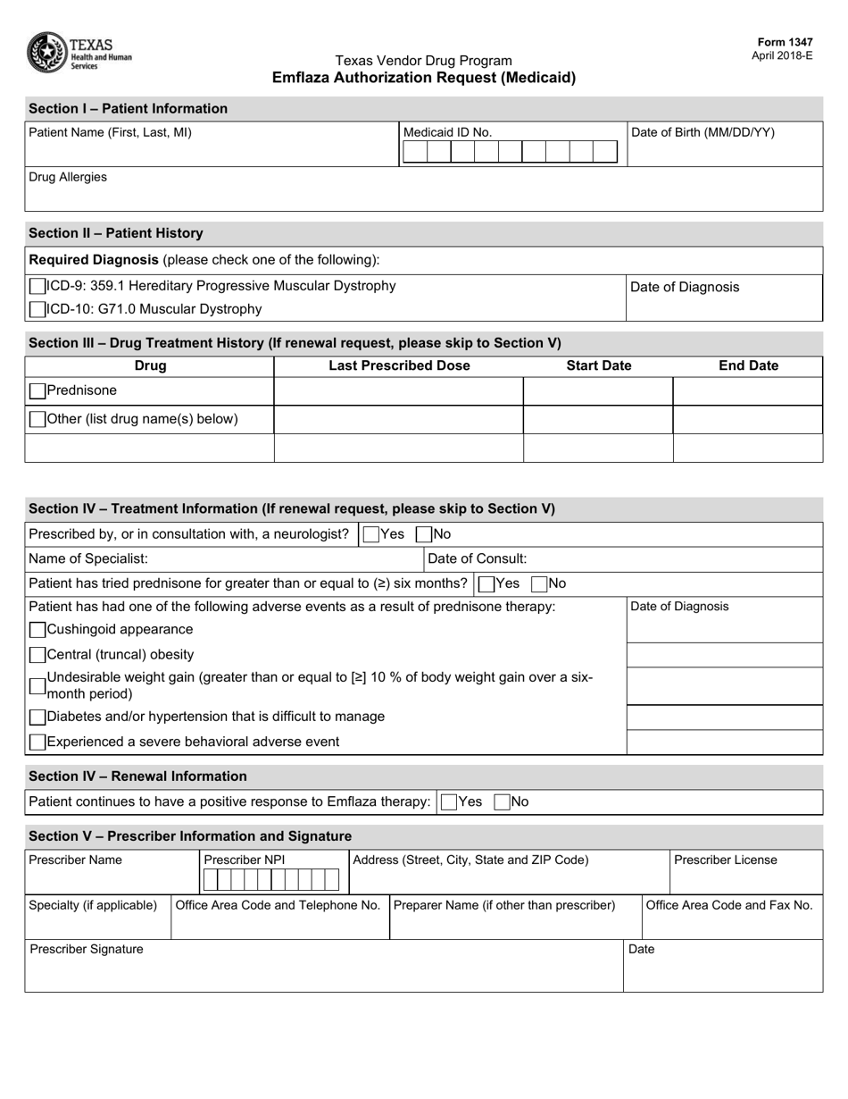 form-1347-download-fillable-pdf-or-fill-online-emflaza-authorization