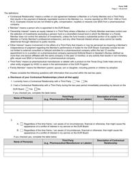 Form 1349 Drug Utilization Review Board Annual Disclosure - Texas, Page 2