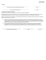 Formulario 1572-S Instrumento De Evaluacion Para Tareas De Enfermeria - Texas (Spanish), Page 2