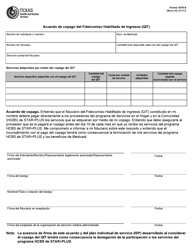 Document preview: Formulario 1578-S Acuerdo De Copago Del Fideicomiso Habilitado De Ingresos (Qit) - Texas (Spanish)