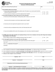 Form 1582 Consumer Directed Services Responsibilities - Texas, Page 4