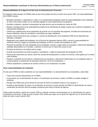 Formulario 1582-S Responsabilidades Al Participar En Servicios Administrados Por El Cliente - Texas (Spanish), Page 2
