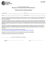 Document preview: Form 1732-EMR Management and Training of Service Provider Addendum - Texas