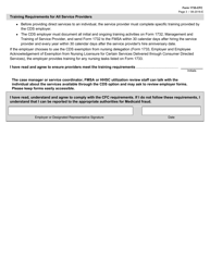 Form 1735-CFC Service Provision Requirements Addendum - Community First Choice (Cfc) - Texas, Page 3