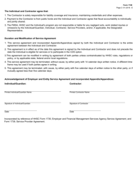 Form 1749 Employer and Entity Service Agreement - Texas, Page 2