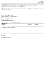 Form 2006 Community First Choice (Cfc), Managed Care Organization (Mco), Home and Community-Based Services (Hcs), Texas Home Living (Txhml) Waiver Provider Non-waiver Complaint - Texas, Page 2