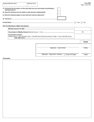 Form 2060 Needs Assessment Questionnaire and Task/Hour Guide - Texas, Page 2