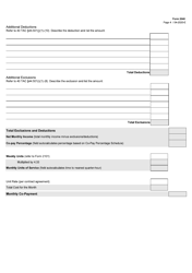 Form 2040 Consumer Managed Personal Attendant Services (Cmpas) Co-pay Worksheet - Texas, Page 4