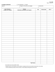 Form 2036 Budget for Purchase of Services - Texas, Page 4