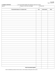 Form 2036 Budget for Purchase of Services - Texas, Page 5