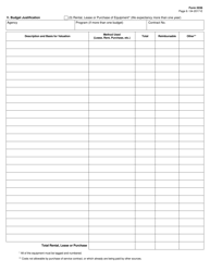 Form 2036 Budget for Purchase of Services - Texas, Page 6