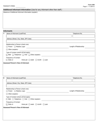 Form 2190 Capacity Assessment for Self-care and Financial Management - Texas, Page 4