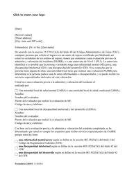 Formulario 2360-S Solicitud De Audiencia Imparcial - Texas (Spanish)