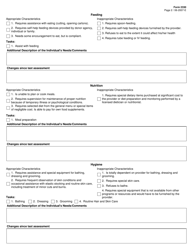 Form 2330 Assessment and Service Plan Approval for Adult Foster Care - Texas, Page 2