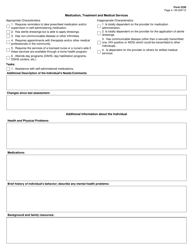 Form 2330 Assessment and Service Plan Approval for Adult Foster Care - Texas, Page 4