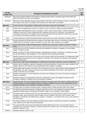 Form 2393 Assisted Living Facilities Emergency Preparedness Checklist - Texas, Page 4