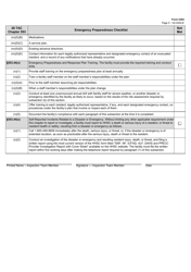 Form 2393 Assisted Living Facilities Emergency Preparedness Checklist - Texas, Page 5
