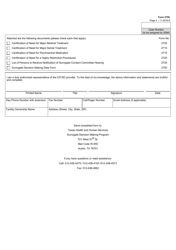 Form 2700 Application for a Treatment Decision by a Surrogate Consent Committee - Texas, Page 4