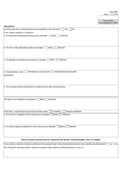 Form 2705 Certification of Need for Major Medical Treatment - Texas, Page 2