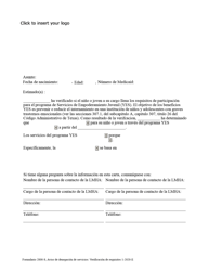 Document preview: Formulario 2800-S Notice of Denial - Eligibility - Texas (Spanish)