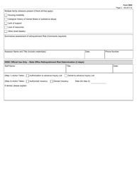 Form 2804 Youth Empowerment Services (Yes) Waiver Reserved Capacity Screening - Texas, Page 2