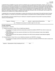 Form 2805 Youth Empowerment Services Waiver - Comprehensive Service Provider (CSP)/Wraparound Provider Organization (Wpo) Selection - Texas, Page 2