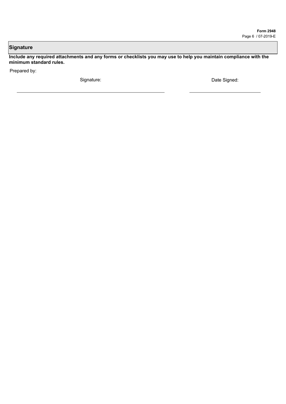 Form 2881 Plan of Operation for School-Age Summer Program or Before / After School Program - Texas, Page 6