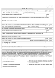Form 2841 Small Employer-Based Child Care or Temporary Shelter Child Care Facility Application - Texas, Page 3