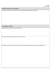 Form 2906 Child Placing Agency Internal Investigation Report - Texas, Page 2