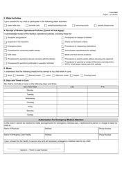 Form 2935 Admission Information - Texas, Page 2