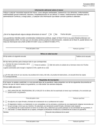 Formulario 2935-S Informacion Para La Inscripcion - Texas (Spanish), Page 3