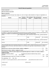 Formulario 2919-S Solicitud De Certificado De Registro - Texas (Spanish), Page 2