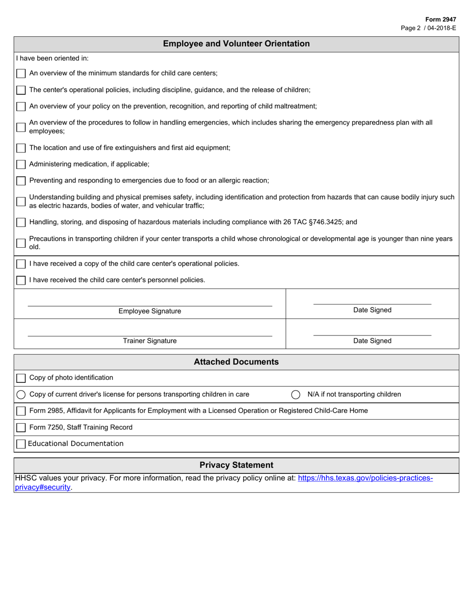 Form 2947 Fill Out Sign Online And Download Fillable PDF Texas form-2947-fill-out-sign-online-and-download-fillable-pdf-texas