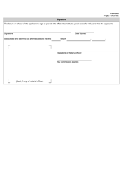 Form 2985 Affidavit for Applicants for Employment With a Licensed Operation or Registered Child-Care Home - Texas, Page 2