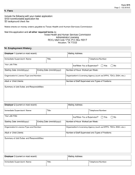 Form 3015 Application for a Child-Care Administrator License or a Child-Placing Agency Administrator License - Texas, Page 2