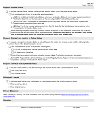 Form 3014 Administrator License - Renewal or Status Change - Texas, Page 2