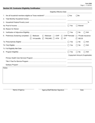 Form 3029 Office of Primary and Specialty Health Application for Program Benefits - Texas, Page 4