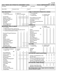 Form 3041 Mh Adult Uniform Assessment for Texas Resilience and Recovery - Texas, Page 3