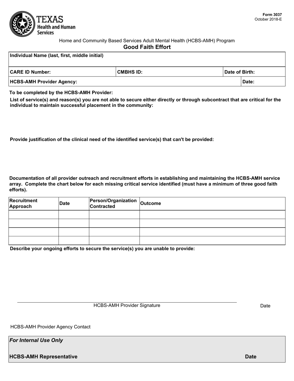 Form 3037 Fill Out Sign Online and Download Fillable PDF Texas